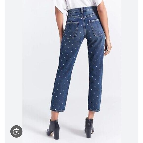 Current / Elliott The Vintage Cropped Studded Jeans - Picture 6 of 6